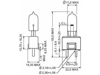 12V 20W GY9.5