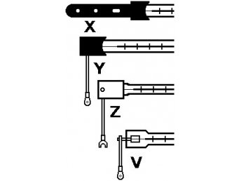 13168X Halogen IR 2000W 235V Metal Strap